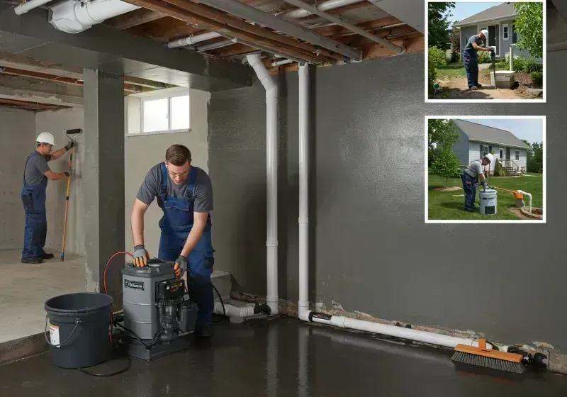 Basement Waterproofing and Flood Prevention process in Trenton, FL